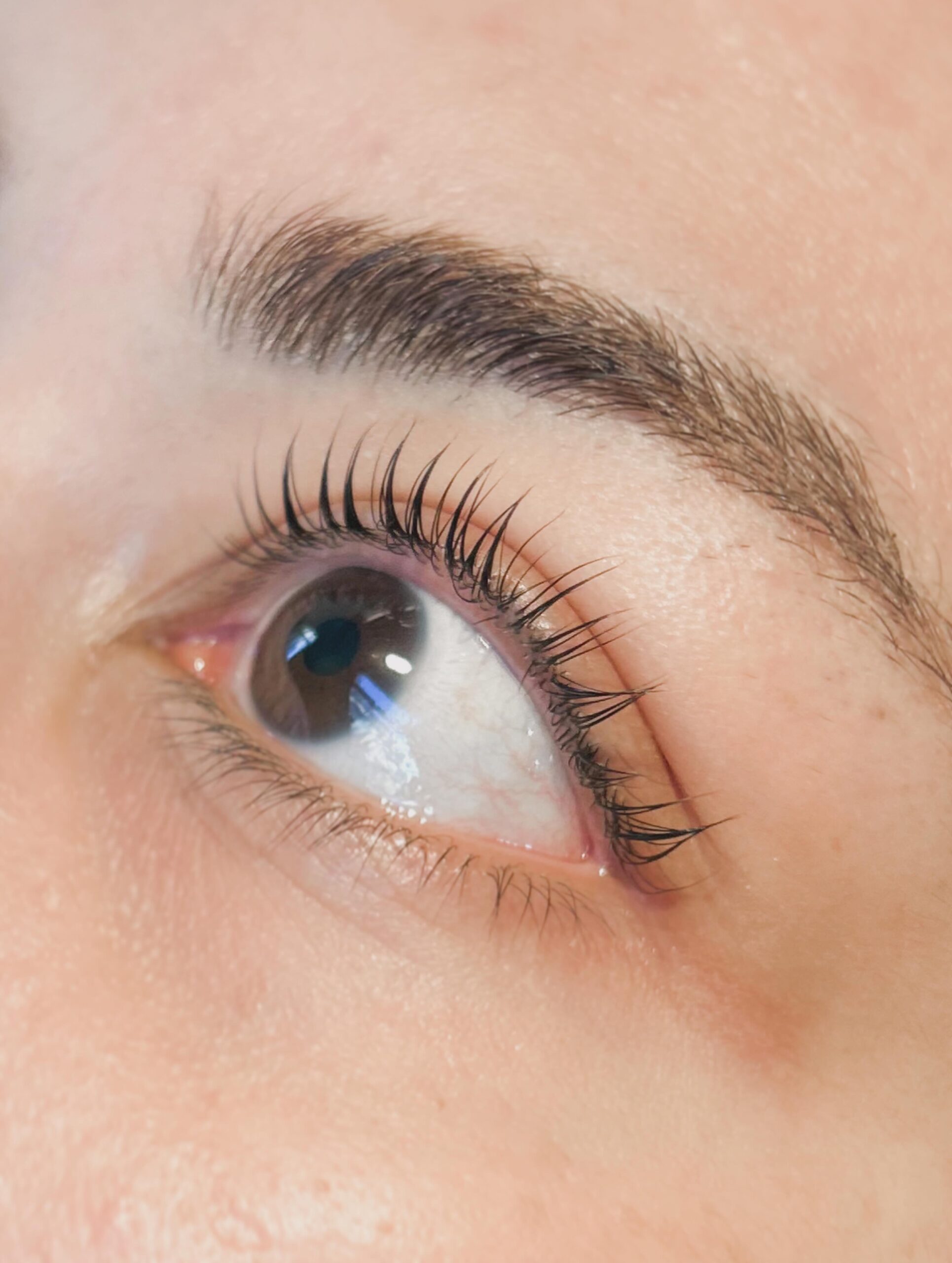 eyelash lift style by Yuno at Misako Hair Studio Vancouver